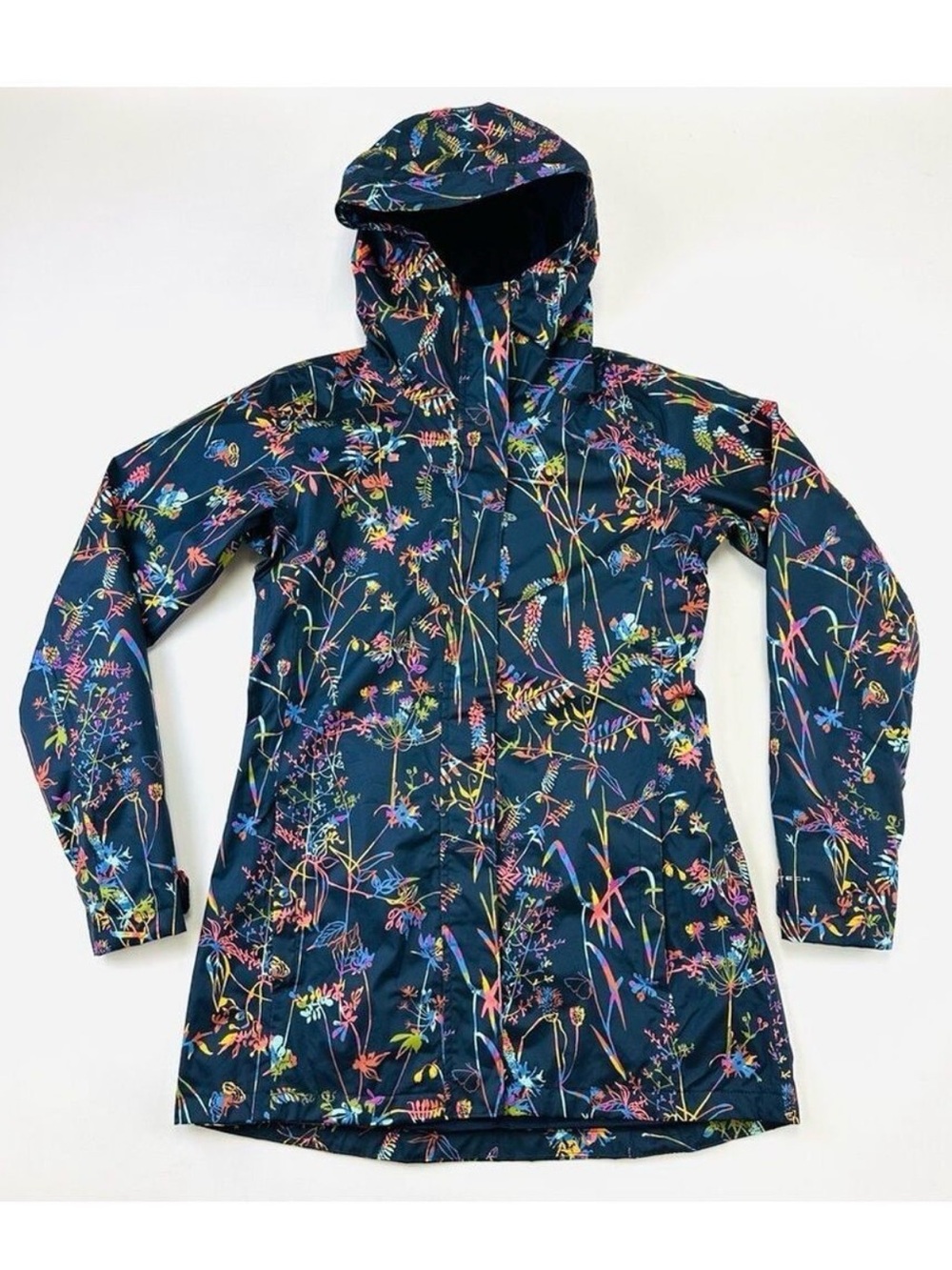 Columbia Women's Side Hill Printed floral hooded Jacket Small water resistant